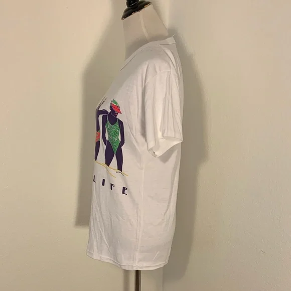 NWOT Eillat Beach Life T-Shirt Top- Size Large - Picture 4 of 7